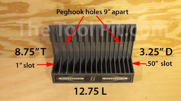 Plyworx plier-rack dimensions